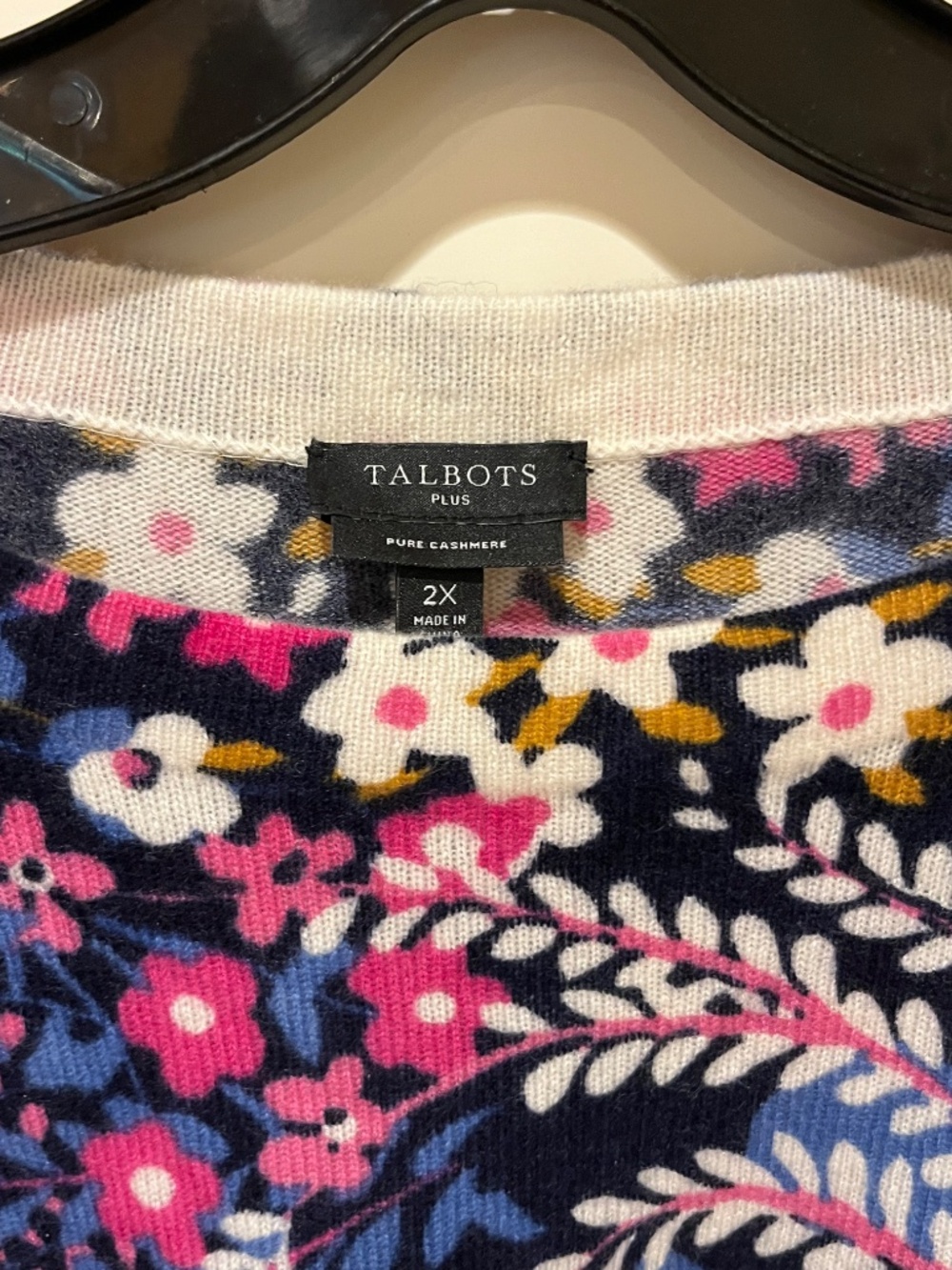 Talbots Plus Size Cashmere Sweater - Picture 5 of 5